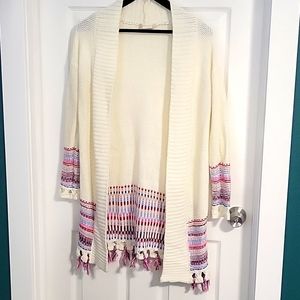 Women's crochet cardigan size small